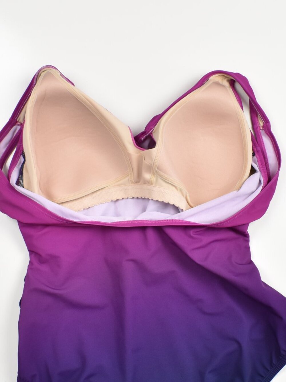 Lands' End SlenderSuit Tummy Control Surplice One-Piece Swimsuit - 14P - Picture 7 of 8